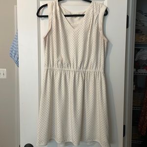 Maison Jules rhinestone white dress